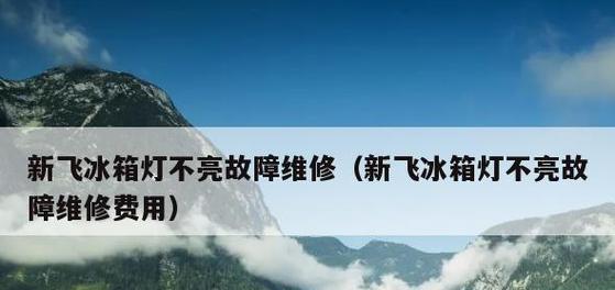 解析新飞冰箱电源板故障及维修方法（深入探讨新飞冰箱电源板故障的原因及解决方案）  第1张